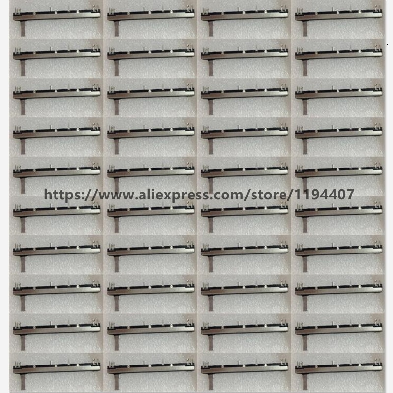 40 peças potenciômetro de slides reto duplo fader a10k para soundcraft efx8 fader a10kx2 pode substituir para panasonic potenciômetro