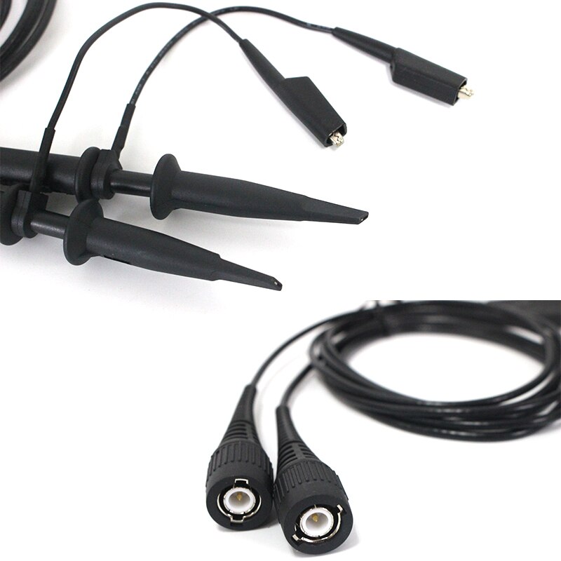 Kit de sonda de osciloscopio portátil, accesorios de osciloscopio Sonde, IP-100, 100MHZ, X10, X1, 2 uds.