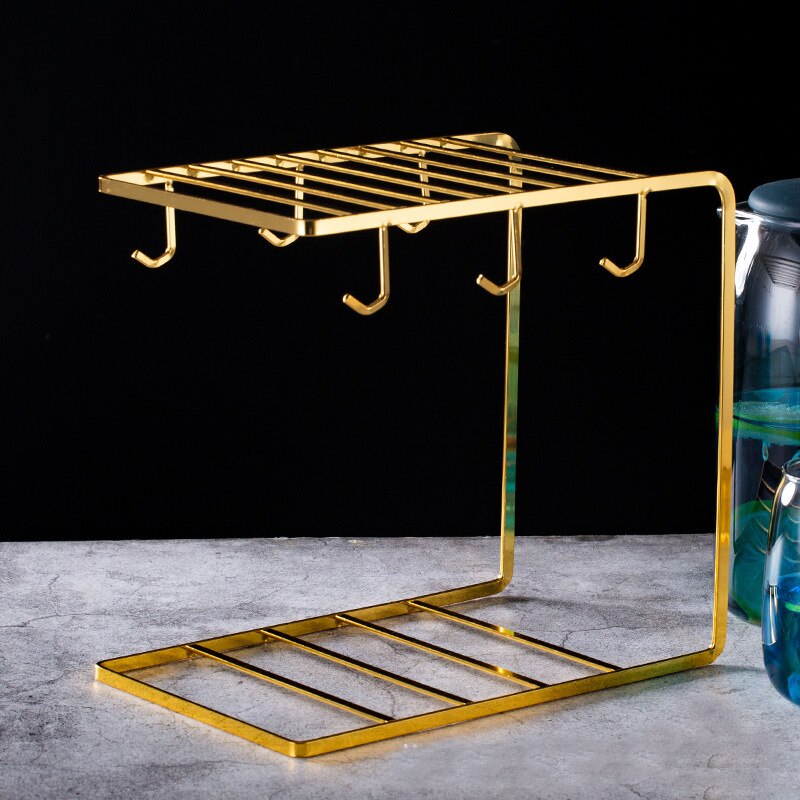 Portavasos de acero inoxidable 304, soporte para tazas y tazas