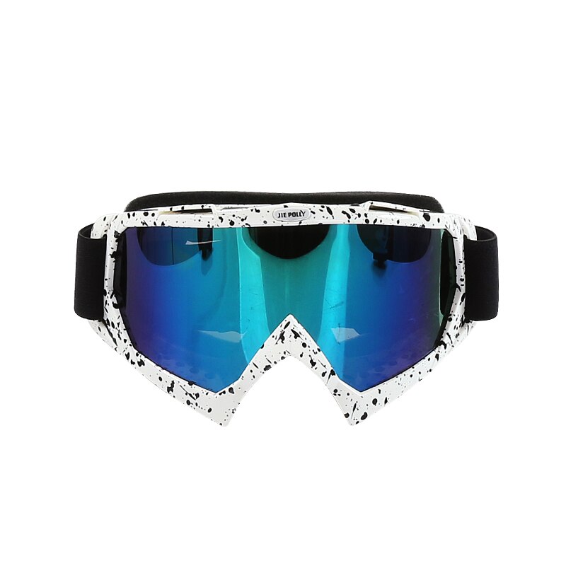 Okulary narciarskie jiepolly, gogle narciarskie, snowboardowe, okulary przeciwsłoneczne robić skuterów śnieżnych, okulary robić jazdy na łyżwach, okulary wielokolorowe, przeciwmgielne: Fj04- da-k