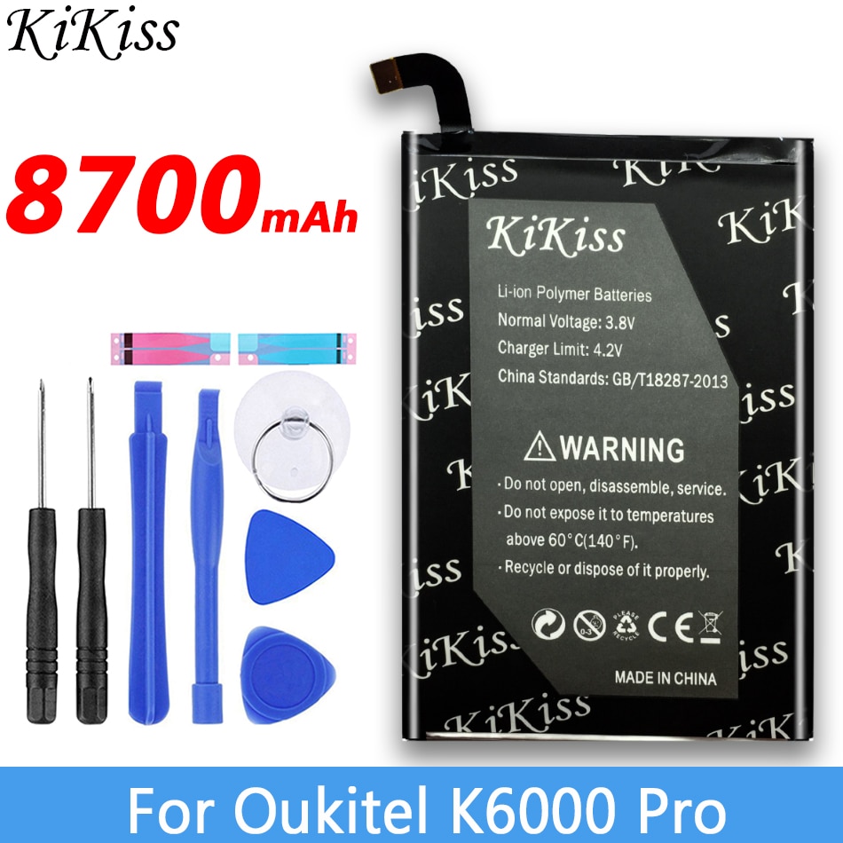 8700 Mah Voor Oukitel K6000 / K6000 Pro Smart Mobiele Telefoon Hoge Capaciteit Batterij Voor Oukitel K6000/K6000Pro
