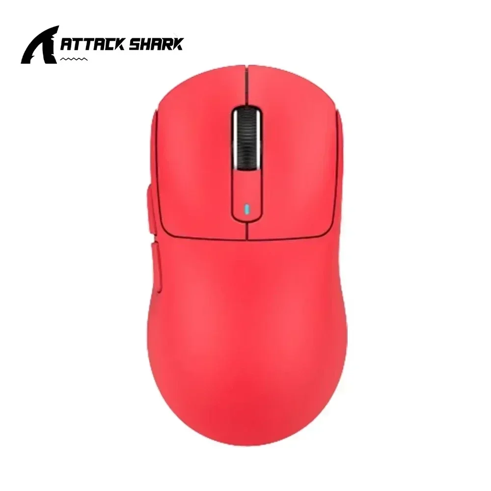 Attack Shark X3 PRO Gamer Accessories Paw3395 2.4G Wireless Low Delay Lightweight E-Sports Three Mode Bluetooth Wireless Mouse: DARKNESS