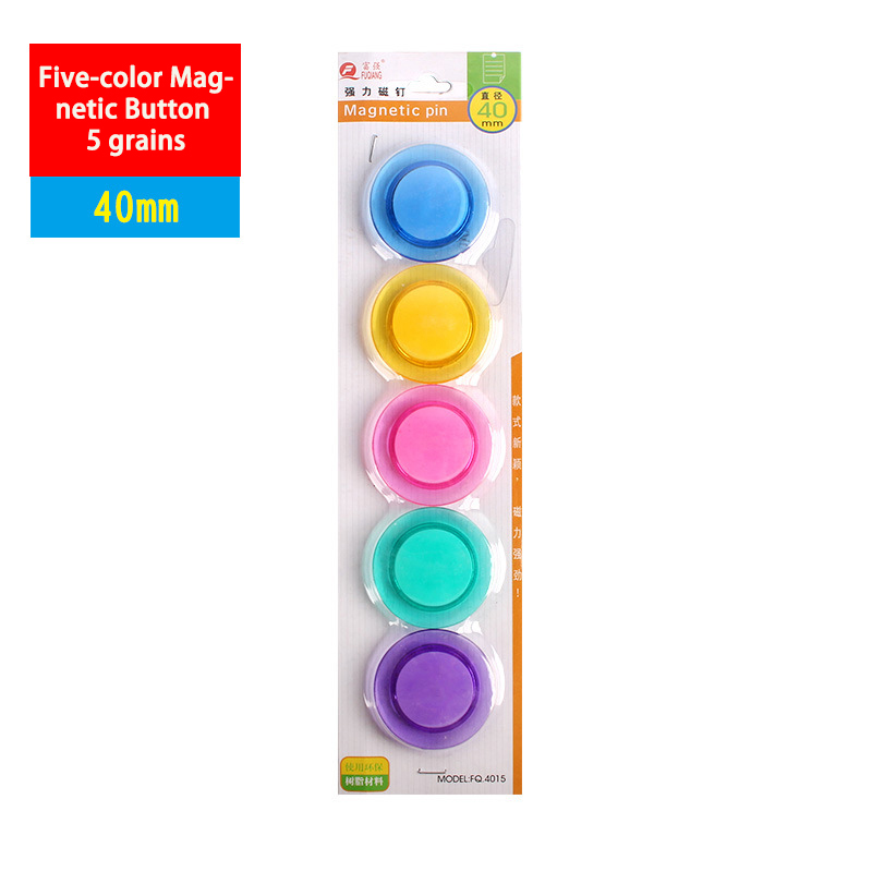 Kleurrijke circulaire magnetische gesp en schoolbord magneet absorber onderwijs whiteboard magneet absorber pin 30mm