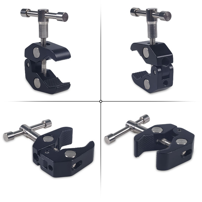 Photography equipment multi-functional clamp metal fixed clamp SLR camera magic arm monster large crab claw clip