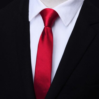 5cm Necktie For Men Slim Narrow Lazy Tie Easy To Pull Rope Neckwear Men tie Wedding Party Aniversary Business Dress Meeting: 5x48  Jujube