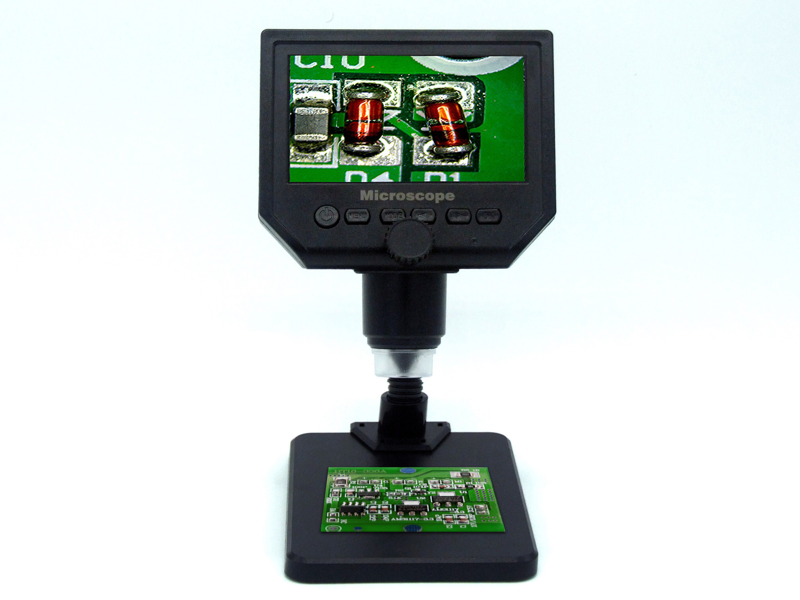 G600 600X 3.6MP 8LED Portable LCD Digital Microscope 4.3" USB Electronic HD Video Microscopes Endoscope Magnifier Camera