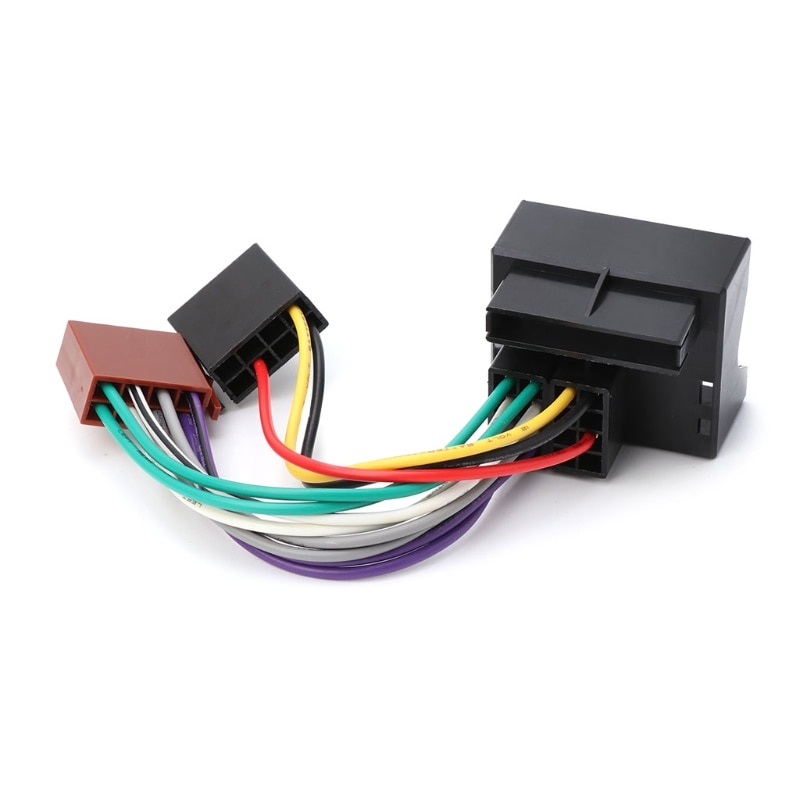 Adaptador de conector de cableado de Cable de plomo ISO de Radio estéreo de coche para Peugeot 207 307 407
