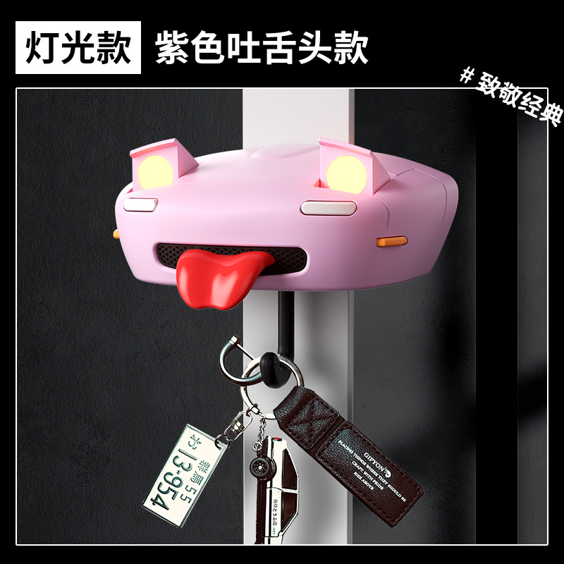 AE86 llavero para faro de coche, decoración creativa para personas mayores, colgador de llaves montado en la pared, ganchos para llaves del hogar, decoración de pared de habitación, para entusiastas: Naranja