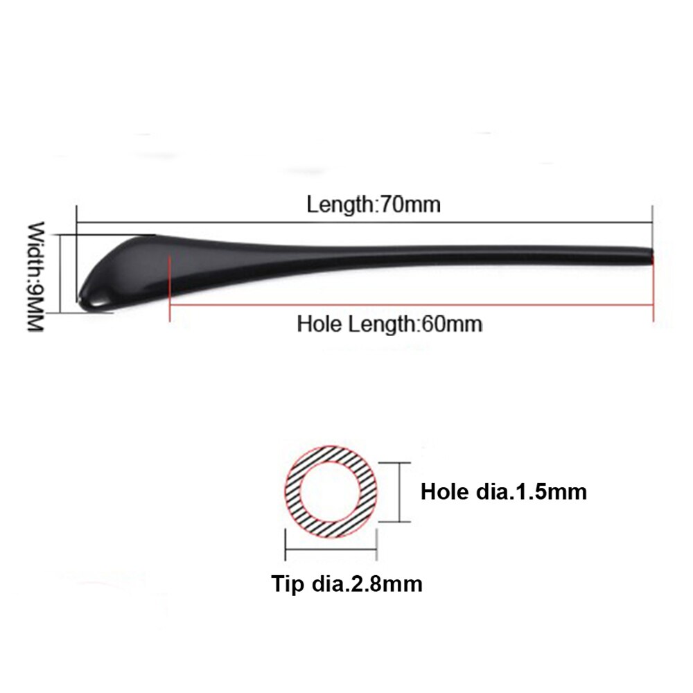 10 par (20 st) pvc halkskydd plast skalspetsar för metall tempel glasögon glasögon tempel tips glasögon skalm