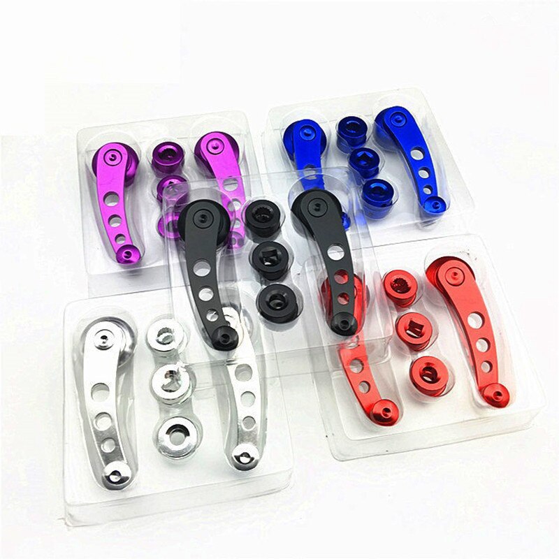 Billet Aluminum Car Truck Manual Window Glass Door Crank Handle Winder Universal Blue / red / silver / black