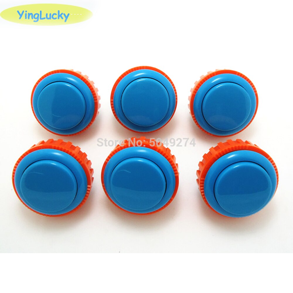 Yinglucky 10 pcs Japan originele sanwa OBSN-24/OBSN-30 drukknop Met Moer Arcade Drukknop