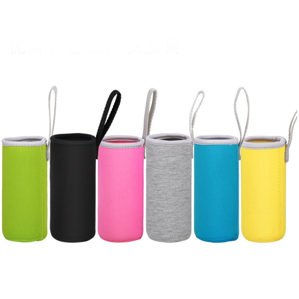 550ML Water Bottle Carrier Bag Pouch Cover Insulated Water Bottle Holder Cup Sets Great for Stainless Steel Glass or Siz