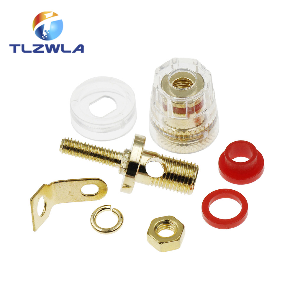 2 STKS Banaan Connector 4 MM Versterker De Luidspreker Terminal Banaanstekker Socket Connector