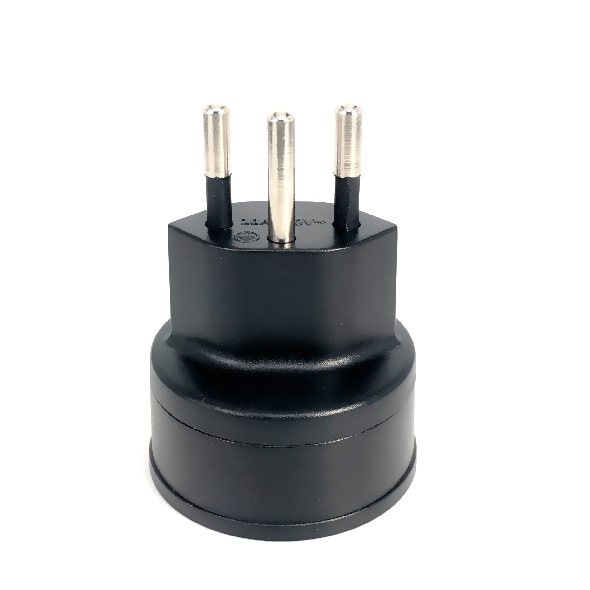 European France TO Swiss plugs Travel Adapter 3 pin plug 10A 250V Power Plug EU to Switzerland Electrical Plug