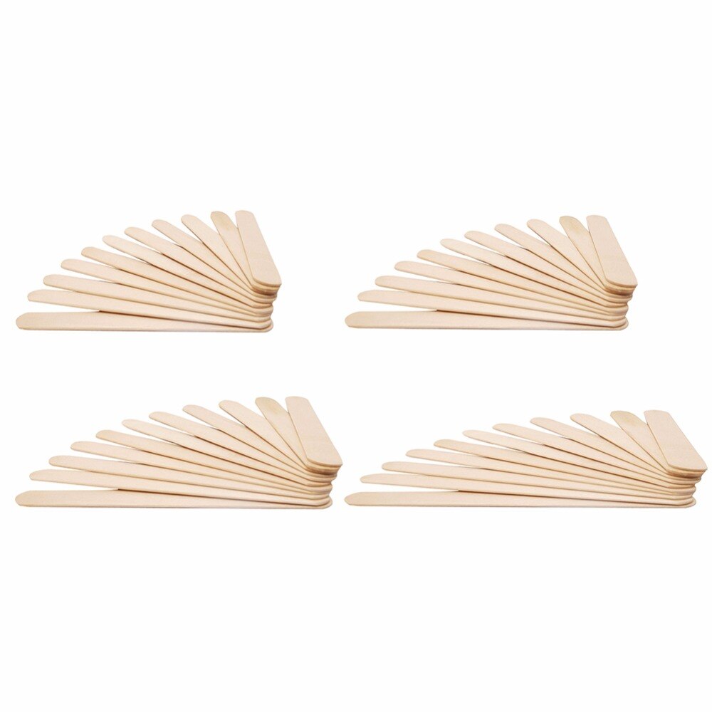 50pcs/lot Popsicle stick Ice Cream Sticks WoodenPopsicle Sticks Natural Wood Tools Handwork Art Crafts RQX
