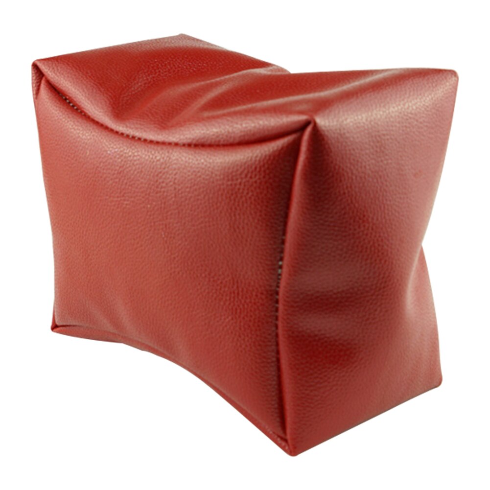 Manicure Home Washable Arm Rest PU Leather Desktop Solid Portable Hand Foot Pillow Detachable Easy Clean Salon Nail Art Pedicure: Rood