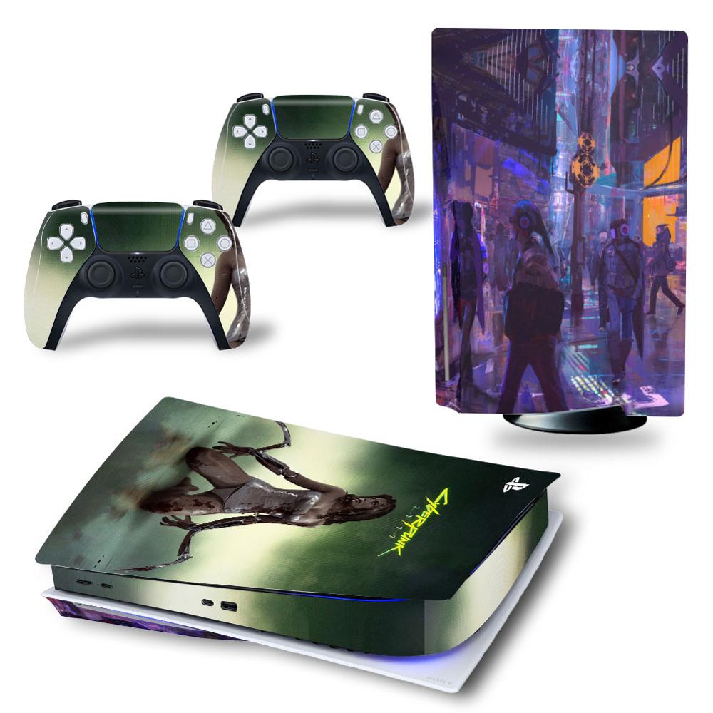 Cartoon Design dla PS5 edycja na bazie dysku skórka naklejka na ps5 pcv naklejka PS5 skórka naklejka naklejka skórki winylowe na skórki ps5: TN-PS5Disk-6506