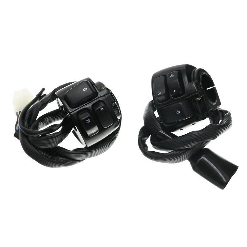 MoFlyeer 25mm Aluminium Motorrad Lenker Kontrolle Schalter Tözehn Starten Blinker Schalter Geschmack Mit Kabelbaum