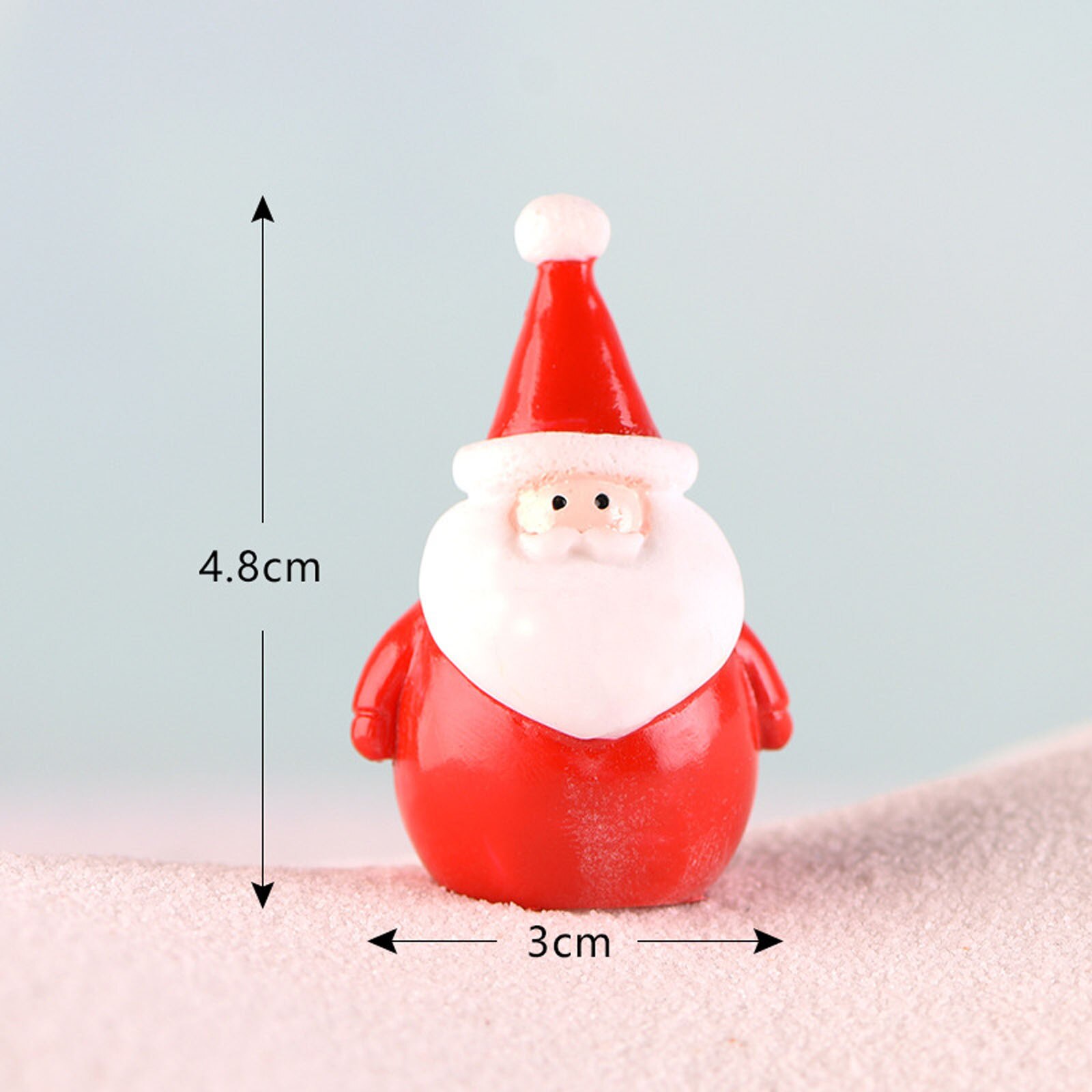 Kerst Weinig Sneeuwman Speelgoed Mini Mensen Kerstman Snowman Xmas Boom Figuur Pop Speelgoed Microscopische Decoratie: B