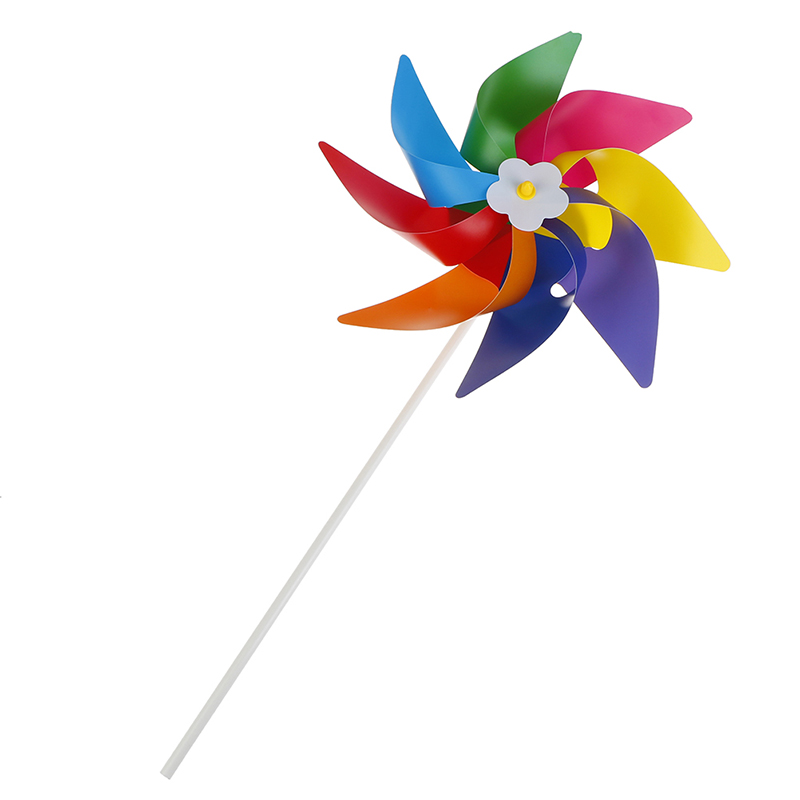Havehave fest camping vindmølle vind spinner ornament dekoration legetøj til børn