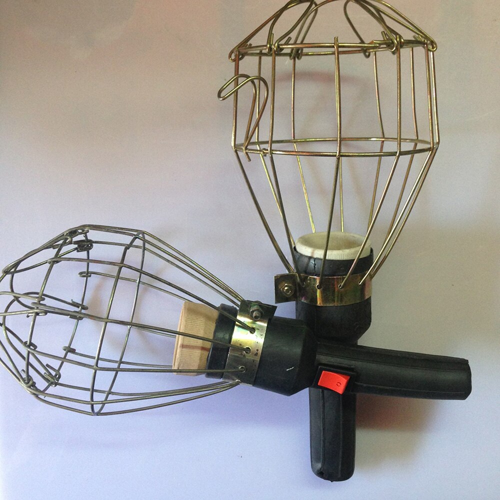 Cubierta de Metal para lámpara colgante, protector de bombilla Industrial, jaula de luz para el hogar, 6 uds.