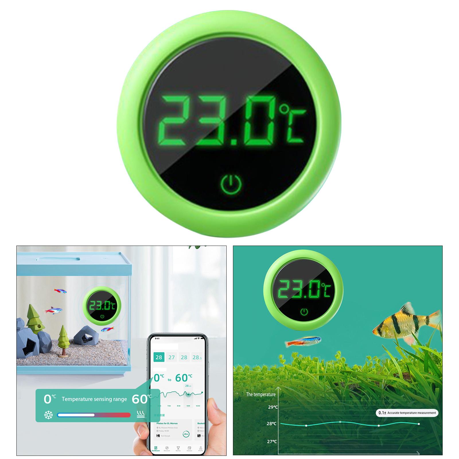 Digital Fisch Panzer Thermometer sofortig lesen hoch genau Stock an LCD Anzeige Mini Aquarium Thermometer Pro Aquarium Fisch Panzer