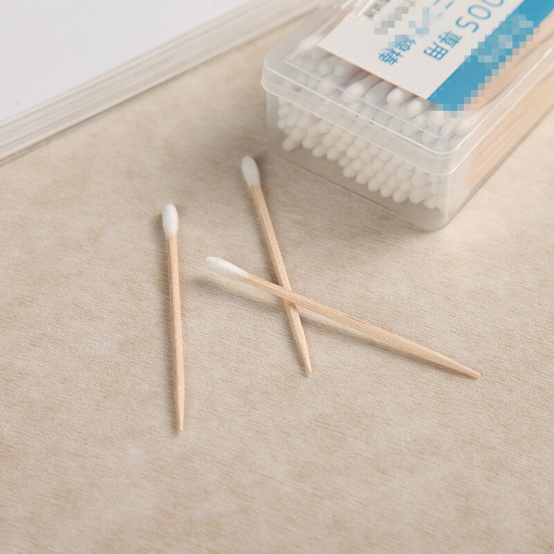 Coton-tige de nettoyage bout pointu 100 pièces coton-tige