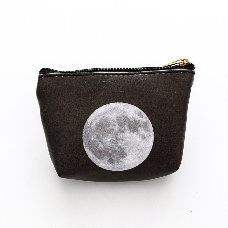 Femme portefeuille papeterie étoile élément Chic belle coréenne PU mignon sac de rangement petit adolescent porte-monnaie
