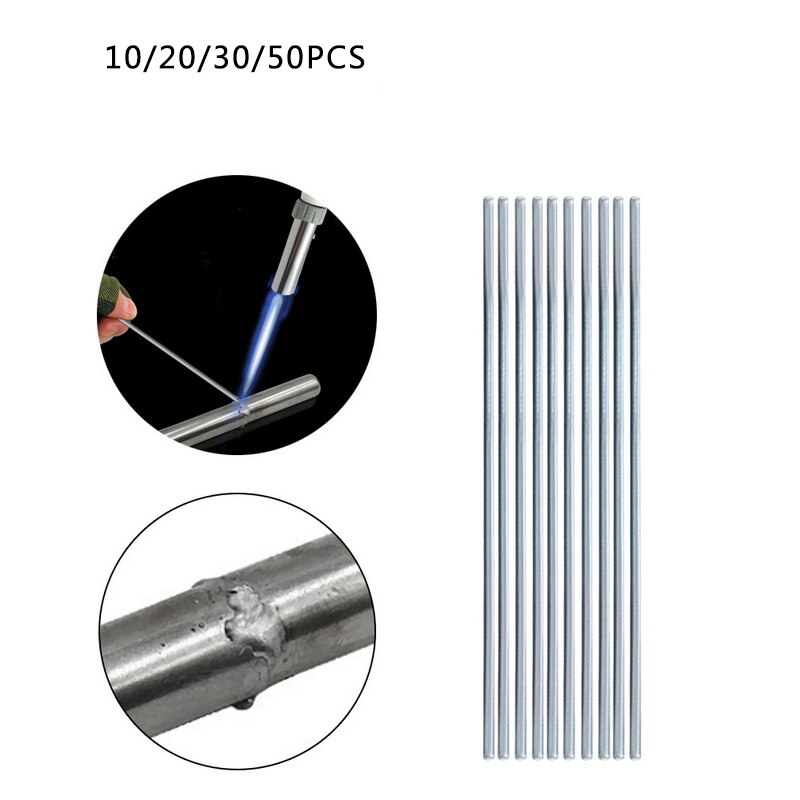 1.6/2.0/3.0 Mm Aluminium Lassen Solderen Staaf Lage Temperatuur Aluminium Soldeer Staaf Lasdraad 10/ 20/30/50 Pcs