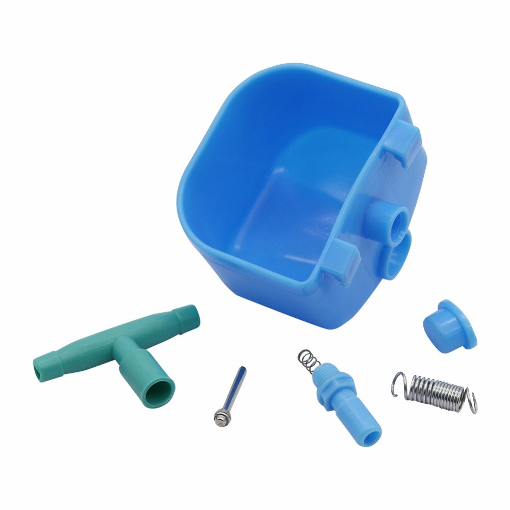 20 Sets Rabbit Breeding Equipment Mink Prevent Bite Drinking Water Bowl Rabbit Fox Mink Nipple Drinking Water Box