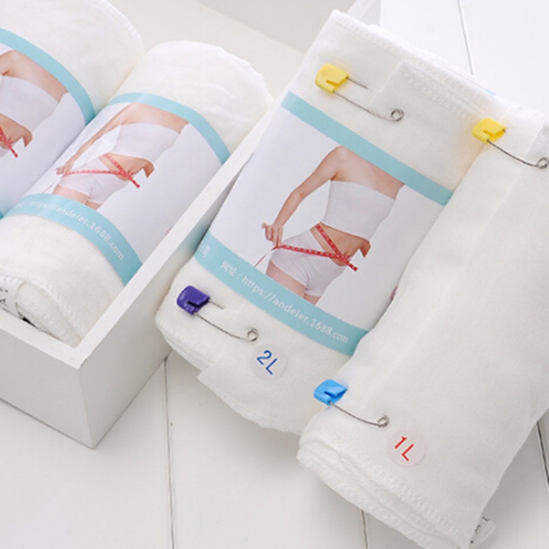 Mama Postpartum Buik Riem Corset Dubbele Gaas Maand Bandjes L Code 10 M * 16 Cm Effen Spuc Riemen