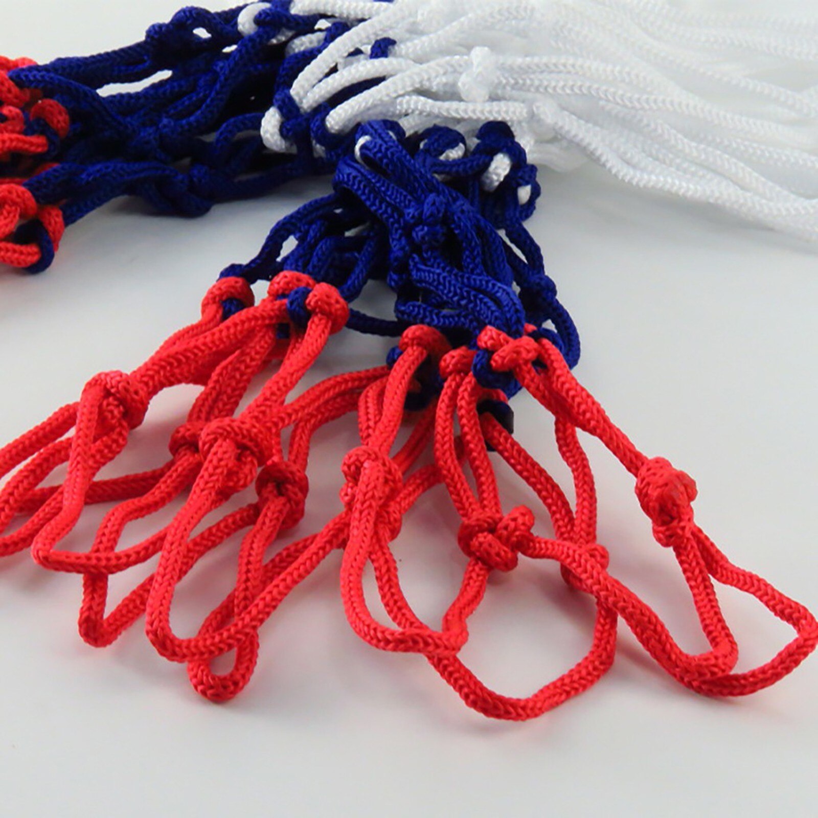 Standard Nylon Basketball Hoop Net Sports Thread Basketball Rim Mesh Net 12 Loop Garden Netting