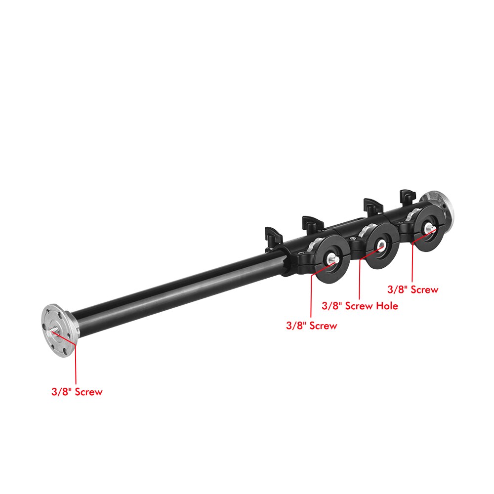 Adjustable Aluminiun Tripod Boom Horizontal Camera Mount Extension Arm for Overhead Product Photography for Ballhead Cameras