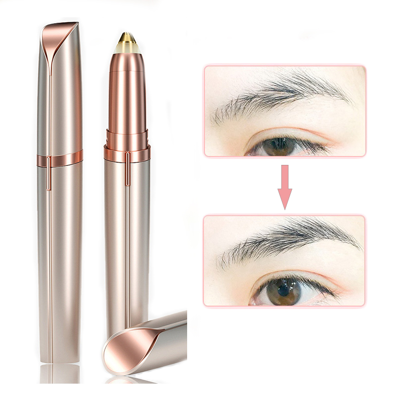 Épilateur à sourcils pour femmes, stylo épilateur à rasoir, rasoir, sans poils