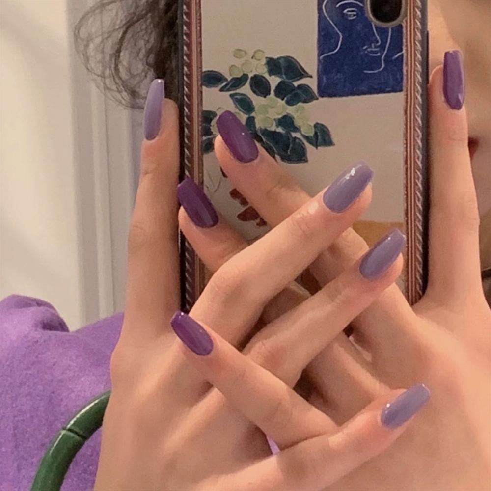 Faux ongles à pression avec colle, de Style 3D, 24 pièces: BA932