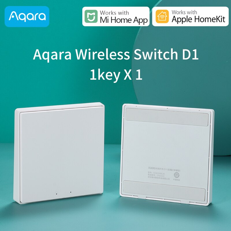 Xiaomi Aqara Wireless Switch ZigBee connection Aqara Hub gateway 3 Mi Smart Home Wireless Key Wall Switch work with Mijia Apple: Aqara Hub EU