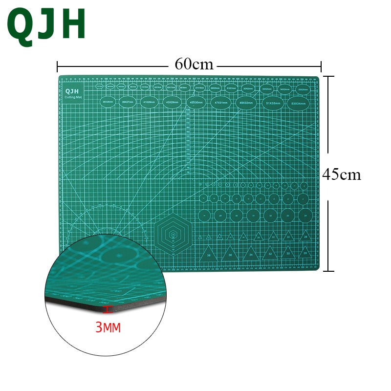 A1 A2 A3 A4 PVC Cutting Mat Board Durable Self-healing DIY Sewing Student Art Paper Cutting Engraving Cut Pad Leather Craft Tool