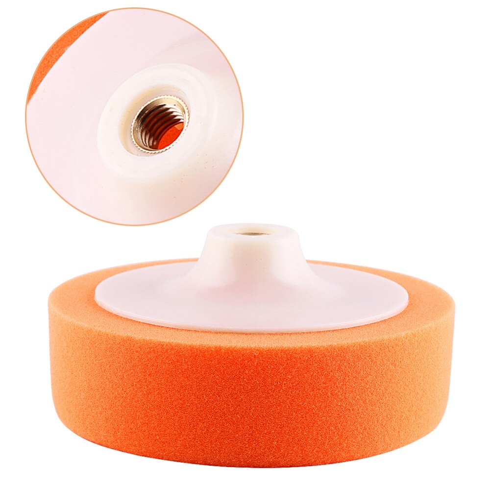 15cm voiture tampon de polissage éponge polissage maison bricolage polissage cirage Pad roue Orange outils accessoires voiture outils de lavage accessoires