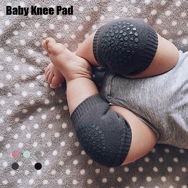 1Pair Baby Knee Pad Soft Silicone Safety Crawling Elbow Cushion For Toddler Kids Breathable Leg Warmers Kneecap Protection