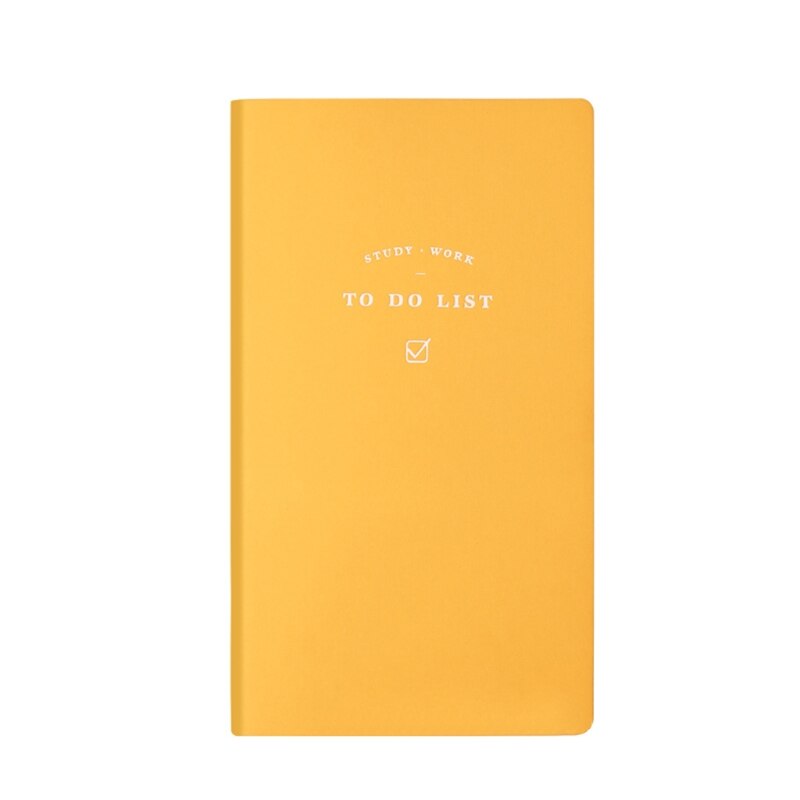 PU Leather to Do List Notebook Schedule Book Diary Weekly Planner Notepad School Office Supplies Kawaii Stationery