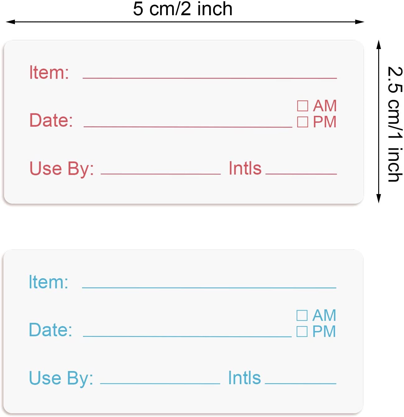 500pcs Disposable Freezer Food Labels Food Canning Labels Resistant Water Oil Paper Roll Removable Food Storage Stickers