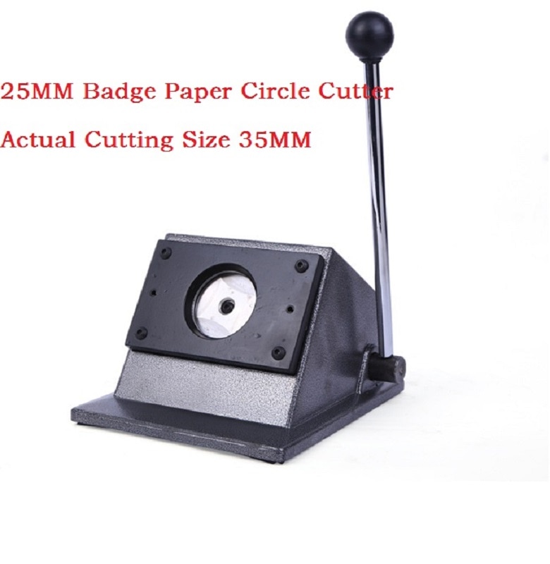 25mm Button Badge Paper Circle Cutter Round Shape Cutting machine for 25mm button badge maker Tools(Actual Cutting Size 35MM)