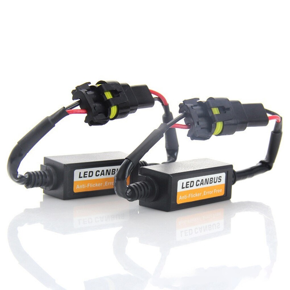 1 paar H7 Auto LED Scheinwerfer Nebel Licht DRL Decoder Anti-Flimmern Blitz Fehler Canceller Widerstand