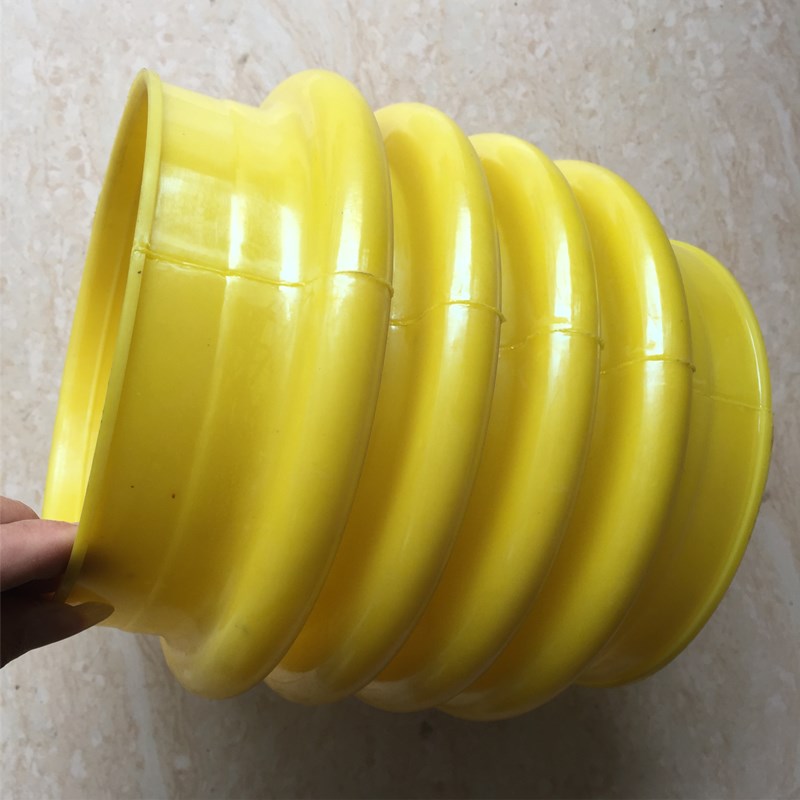 Neue 1Stck Gelb Polyurethan Springen Jack Faltenbalg Stiefel 17,5 cm Für Wacker Stampfer Verdichter manipulieren Für Energie Werkzeuge Zubehör
