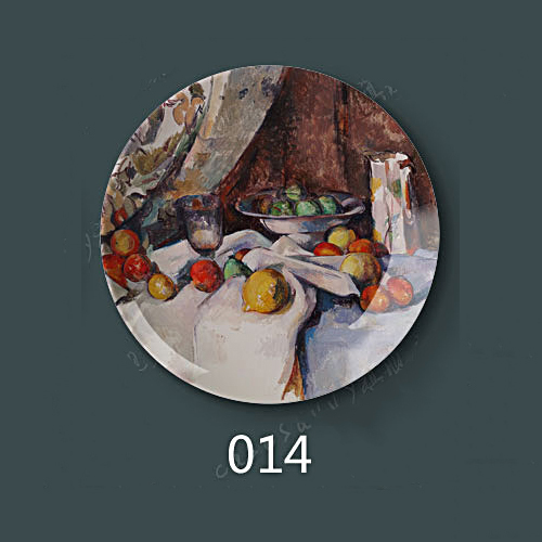 8 "Inch 20.5Cm Diameter Paul Cezanne Schilderen Porselein Decoratieve Thuis Hal Muur Opknoping Plaat Arts Disc: 14