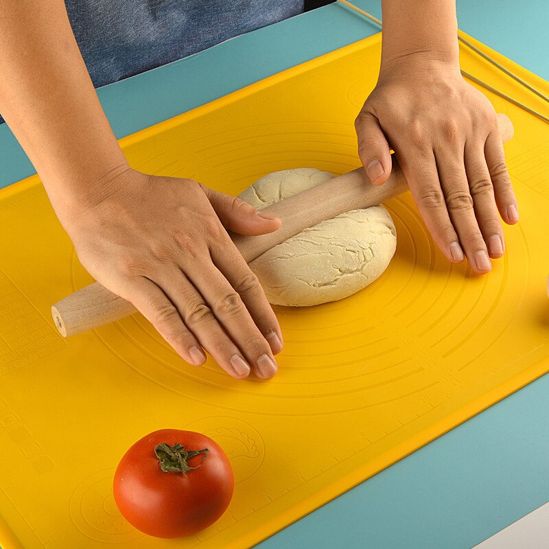 Large Kneading Silicone Mat Rolling Dough Pizza Dumplings Flour Silicon Baking Mat Pastry Pad Board Baking Kitchen Accessories