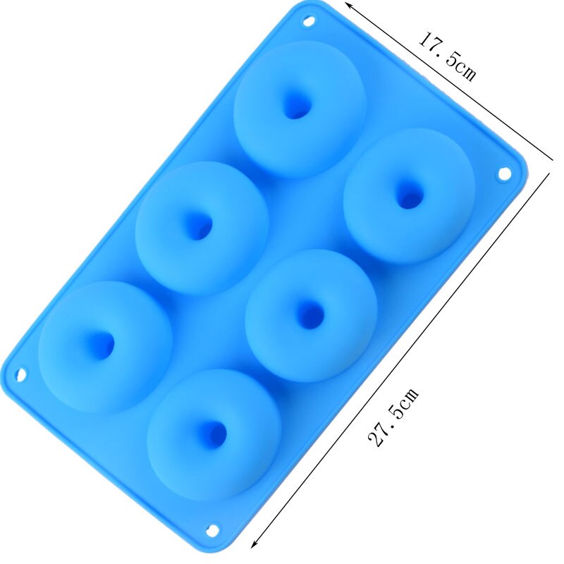 Silicone Donut Mold Cake Maker Kitchen Tool Cack Non-Stick Baking Pan Strawberry 3D Mold Biscuit Mould