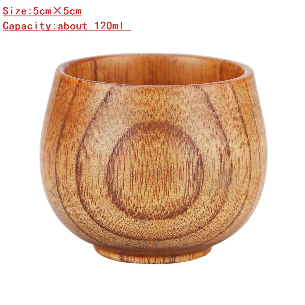 180Ml Primitieve Handgemaakte Natuurlijke Sparren Houten Kopje Groene Thee Cup Home Decor Ontbijt Bier Melk Drinkware Yerba Mate Cup mokken: 4