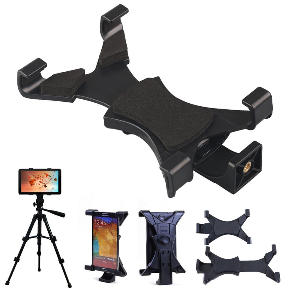 Universal Tripod Mount Holder Tablet Stand Bracket 1/4"Thread Adapter For 7"~10.1"Pad For iPad 2/3/4/Air/Air2