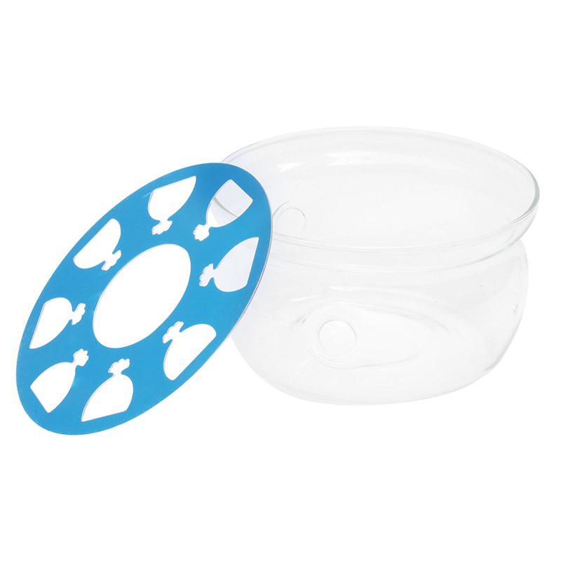 1pc glasbase tekande glasbase isoleret ovnbund rund form hjerteformet glasbase varmebase tekande bordskånere